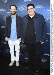 LOS ANGELES - JUN 15: Edward Kitsis, Adam Horowitz at the Pretty Little Liars Seaon 7 Premiere and Dead of Summer Premeire at the Hollywood Forever Cemetary on June 15, 2016 in Los Angeles, CA  KathyxHutchins