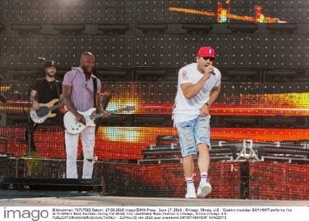 June 17, 2016 - Chicago, Illinois, U.S - Country musician SAM HUNT performs live at FirstMerit Bank Pavilsion during the Windy City LakeShake Music Festival in Chicago, Illinois Chicago U.S. - ZUMAs135