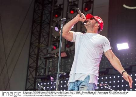 June 17, 2016 - Chicago, Illinois, U.S - Country singer SAM HUNT performs live at FirstMerit Bank Pavilsion during the Windy City LakeShake Music Festival in Chicago, Illinois Chicago U.S. - ZUMAs135
