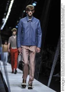 Mailand Men s Fashion Week - Canali Milan Men s Fashion Week Spring Summer 2017 Milan Fashion Week, Spring Summer 2017. CHANNEL FASHION SHOW. Pictured: model  RiccardoxGiordanoxfotosicki