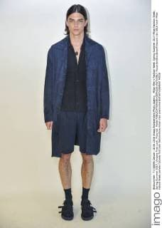 Milan Men s Fashion Week Spring Summer 2017 Milan Fashion Week, Spring Summer 2017. Versace First Look. Pictured: Model  RiccardoxGiordanoxFotosicki