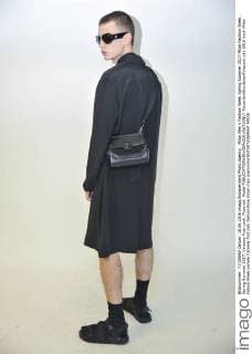 Milan Men s Fashion Week Spring Summer 2017 Milan Fashion Week, Spring Summer 2017. Versace First Look. Pictured: Model  RiccardoxGiordanoxFotosicki