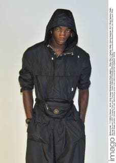 Milan Men s Fashion Week Spring Summer 2017 Milan Fashion Week, Spring Summer 2017. Versace First Look. Pictured: Model  RiccardoxGiordanoxFotosicki