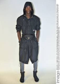 Milan Men s Fashion Week Spring Summer 2017 Milan Fashion Week, Spring Summer 2017. Versace First Look. Pictured: Model  RiccardoxGiordanoxFotosicki