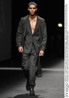 Milan Men s Fashion Week Spring Summer 2017 Milan Fashion Week, Spring Summer 2017. Versace Fashionshow. Pictured: Model  RiccardoxGiordanoxFotosicki
