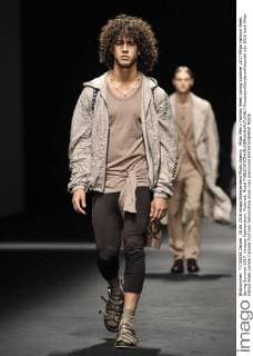 Milan Men s Fashion Week Spring Summer 2017 Milan Fashion Week, Spring Summer 2017. Versace Fashionshow. Pictured: Model  RiccardoxGiordanoxFotosicki