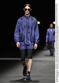 Milan Men s Fashion Week Spring Summer 2017 Milan Fashion Week, Spring Summer 2017. Versace Fashionshow. Pictured: Model  RiccardoxGiordanoxFotosicki