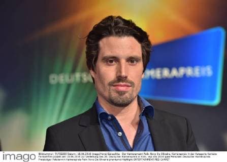 Der Kameramann Felix Novo De Oliveira, Kamerapreis in der Kategorie Kamera Fernsehfilm posiert am 18.06.2016 zur Verleihung des 26. Deutschen Kamerapreis in Köln.