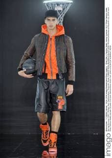 Milan Men s Fashion Week Spring Summer 2017 Milan Fashion Week, Spring Summer 2017. Philipp Plein Fashionshow. Pictured: Model  RiccardoxGiordanoxFotosicki