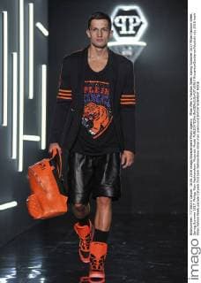 Milan Men s Fashion Week Spring Summer 2017 Milan Fashion Week, Spring Summer 2017. Philipp Plein Fashionshow. Pictured: Model  RiccardoxGiordanoxFotosicki