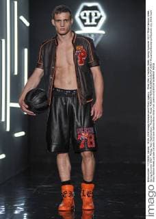 Milan Men s Fashion Week Spring Summer 2017 Milan Fashion Week, Spring Summer 2017. Philipp Plein Fashionshow. Pictured: Model  RiccardoxGiordanoxFotosicki
