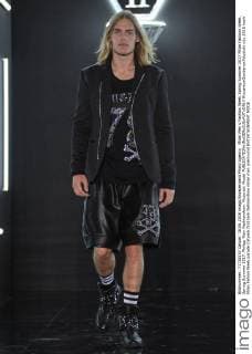 Milan Men s Fashion Week Spring Summer 2017 Milan Fashion Week, Spring Summer 2017. Philipp Plein Fashionshow. Pictured: Model  RiccardoxGiordanoxFotosicki