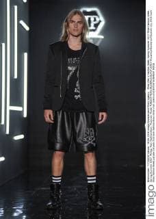 Milan Men s Fashion Week Spring Summer 2017 Milan Fashion Week, Spring Summer 2017. Philipp Plein Fashionshow. Pictured: Model  RiccardoxGiordanoxFotosicki