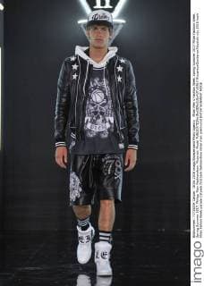 Milan Men s Fashion Week Spring Summer 2017 Milan Fashion Week, Spring Summer 2017. Philipp Plein Fashionshow. Pictured: Model  RiccardoxGiordanoxFotosicki