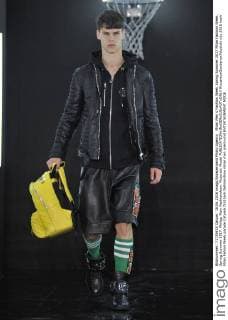 Milan Men s Fashion Week Spring Summer 2017 Milan Fashion Week, Spring Summer 2017. Philipp Plein Fashionshow. Pictured: Model  RiccardoxGiordanoxFotosicki