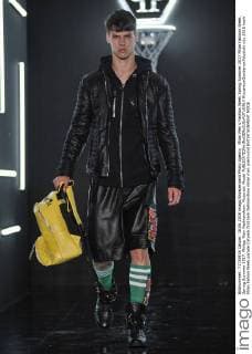 Milan Men s Fashion Week Spring Summer 2017 Milan Fashion Week, Spring Summer 2017. Philipp Plein Fashionshow. Pictured: Model  RiccardoxGiordanoxFotosicki