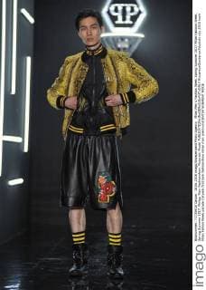 Milan Men s Fashion Week Spring Summer 2017 Milan Fashion Week, Spring Summer 2017. Philipp Plein Fashionshow. Pictured: Model  RiccardoxGiordanoxFotosicki