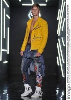 Milan Men s Fashion Week Spring Summer 2017 Milan Fashion Week, Spring Summer 2017. Philipp Plein Fashionshow. Pictured: Model  RiccardoxGiordanoxFotosicki