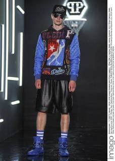 Milan Men s Fashion Week Spring Summer 2017 Milan Fashion Week, Spring Summer 2017. Philipp Plein Fashionshow. Pictured: Model  RiccardoxGiordanoxFotosicki