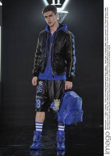 Milan Men s Fashion Week Spring Summer 2017 Milan Fashion Week, Spring Summer 2017. Philipp Plein Fashionshow. Pictured: Model  RiccardoxGiordanoxFotosicki