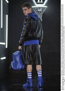 Milan Men s Fashion Week Spring Summer 2017 Milan Fashion Week, Spring Summer 2017. Philipp Plein Fashionshow. Pictured: Model  RiccardoxGiordanoxFotosicki