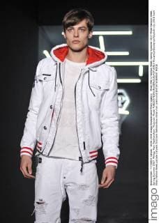 Milan Men s Fashion Week Spring Summer 2017 Milan Fashion Week, Spring Summer 2017. Philipp Plein Fashionshow. Pictured: Model  RiccardoxGiordanoxFotosicki