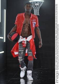 Milan Men s Fashion Week Spring Summer 2017 Milan Fashion Week, Spring Summer 2017. Philipp Plein Fashionshow. Pictured: Model  RiccardoxGiordanoxFotosicki
