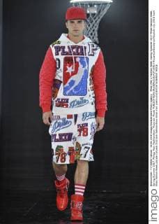 Milan Men s Fashion Week Spring Summer 2017 Milan Fashion Week, Spring Summer 2017. Philipp Plein Fashionshow. Pictured: Model  RiccardoxGiordanoxFotosicki
