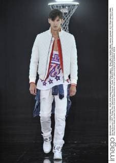 Milan Men s Fashion Week Spring Summer 2017 Milan Fashion Week, Spring Summer 2017. Philipp Plein Fashionshow. Pictured: Model  RiccardoxGiordanoxFotosicki
