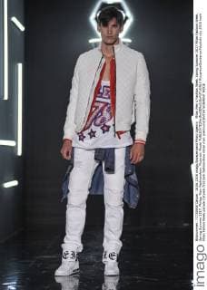 Milan Men s Fashion Week Spring Summer 2017 Milan Fashion Week, Spring Summer 2017. Philipp Plein Fashionshow. Pictured: Model  RiccardoxGiordanoxFotosicki