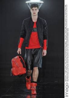 Milan Men s Fashion Week Spring Summer 2017 Milan Fashion Week, Spring Summer 2017. Philipp Plein Fashionshow. Pictured: Model  RiccardoxGiordanoxFotosicki