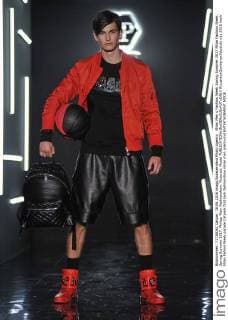 Milan Men s Fashion Week Spring Summer 2017 Milan Fashion Week, Spring Summer 2017. Philipp Plein Fashionshow. Pictured: Model  RiccardoxGiordanoxFotosicki