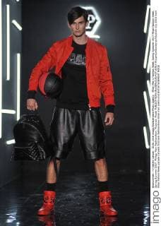 Milan Men s Fashion Week Spring Summer 2017 Milan Fashion Week, Spring Summer 2017. Philipp Plein Fashionshow. Pictured: Model  RiccardoxGiordanoxFotosicki