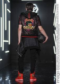 Milan Men s Fashion Week Spring Summer 2017 Milan Fashion Week, Spring Summer 2017. Philipp Plein Fashionshow. Pictured: Model  RiccardoxGiordanoxFotosicki