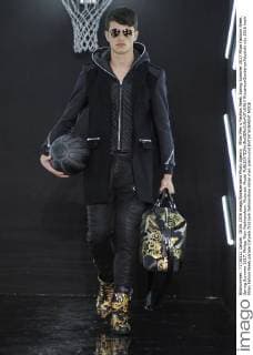 Milan Men s Fashion Week Spring Summer 2017 Milan Fashion Week, Spring Summer 2017. Philipp Plein Fashionshow. Pictured: Model  RiccardoxGiordanoxFotosicki