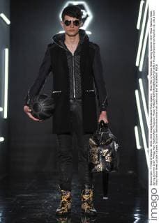 Milan Men s Fashion Week Spring Summer 2017 Milan Fashion Week, Spring Summer 2017. Philipp Plein Fashionshow. Pictured: Model  RiccardoxGiordanoxFotosicki