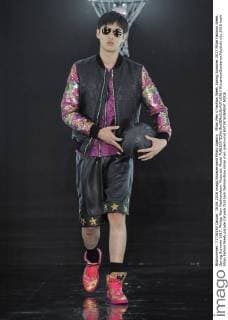 Milan Men s Fashion Week Spring Summer 2017 Milan Fashion Week, Spring Summer 2017. Philipp Plein Fashionshow. Pictured: Model  RiccardoxGiordanoxFotosicki