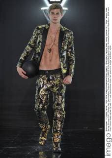Milan Men s Fashion Week Spring Summer 2017 Milan Fashion Week, Spring Summer 2017. Philipp Plein Fashionshow. Pictured: Model  RiccardoxGiordanoxFotosicki