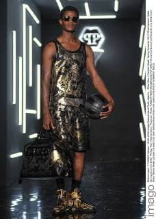 Milan Men s Fashion Week Spring Summer 2017 Milan Fashion Week, Spring Summer 2017. Philipp Plein Fashionshow. Pictured: Model  RiccardoxGiordanoxFotosicki