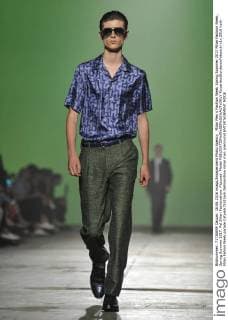 Milan Men s Fashion Week Spring Summer 2017 Milan Fashion Week, Spring Summer 2017. Pal Zilieri Fashionshow. Pictured: Model  RiccardoxGiordanoxFotosicki