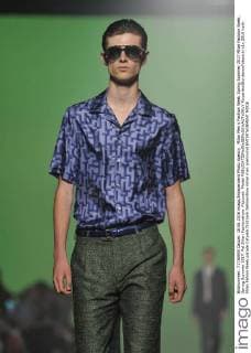 Milan Men s Fashion Week Spring Summer 2017 Milan Fashion Week, Spring Summer 2017. Pal Zilieri Fashionshow. Pictured: Model  RiccardoxGiordanoxFotosicki