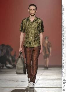 Milan Men s Fashion Week Spring Summer 2017 Milan Fashion Week, Spring Summer 2017. Pal Zilieri Fashionshow. Pictured: Model  RiccardoxGiordanoxFotosicki