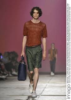 Bilder des Tages Milan Men s Fashion Week Spring Summer 2017 Milan Fashion Week, Spring Summer 2017. Pal Zilieri Fashionshow. Pictured: Model  RiccardoxGiordanoxFotosicki