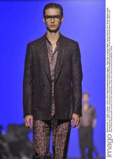Milan Men s Fashion Week Spring Summer 2017 Milan Fashion Week, Spring Summer 2017. Pal Zilieri Fashionshow. Pictured: Model  RiccardoxGiordanoxFotosicki