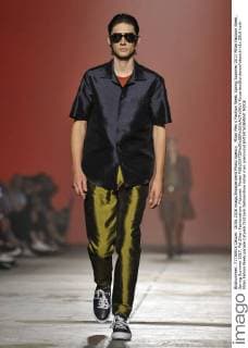 Milan Men s Fashion Week Spring Summer 2017 Milan Fashion Week, Spring Summer 2017. Pal Zilieri Fashionshow. Pictured: Model  RiccardoxGiordanoxFotosicki