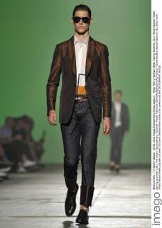 Milan Men s Fashion Week Spring Summer 2017 Milan Fashion Week, Spring Summer 2017. Pal Zilieri Fashionshow. Pictured: Model  RiccardoxGiordanoxFotosicki