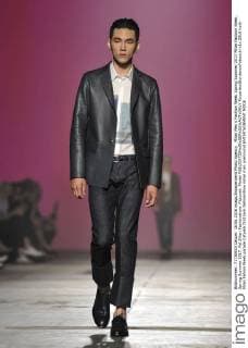 Milan Men s Fashion Week Spring Summer 2017 Milan Fashion Week, Spring Summer 2017. Pal Zilieri Fashionshow. Pictured: Model  RiccardoxGiordanoxFotosicki