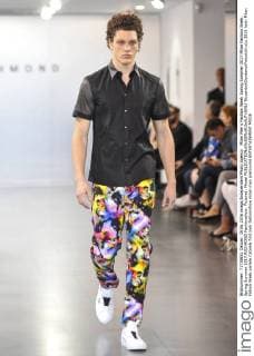 Milan Men s Fashion Week Spring Summer 2017 Milan Fashion Week, Spring Summer 2017.RICHMOND Fashionshow. Pictured: Model  RiccardoxGiordanoxFotosicki