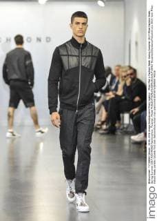 Milan Men s Fashion Week Spring Summer 2017 Milan Fashion Week, Spring Summer 2017.RICHMOND Fashionshow. Pictured: Model  RiccardoxGiordanoxFotosicki