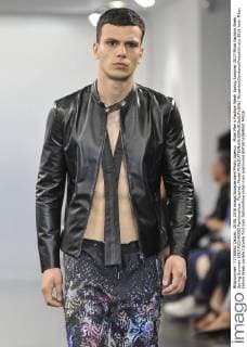 Milan Men s Fashion Week Spring Summer 2017 Milan Fashion Week, Spring Summer 2017.RICHMOND Fashionshow. Pictured: Model  RiccardoxGiordanoxFotosicki